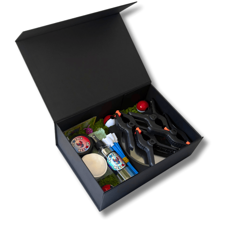 Kit De Réparation Pour Cartes Rayées Ou Pliées – Presse En Cristal, Portable Et Facile à Utiliser, Pour Collectionneurs
